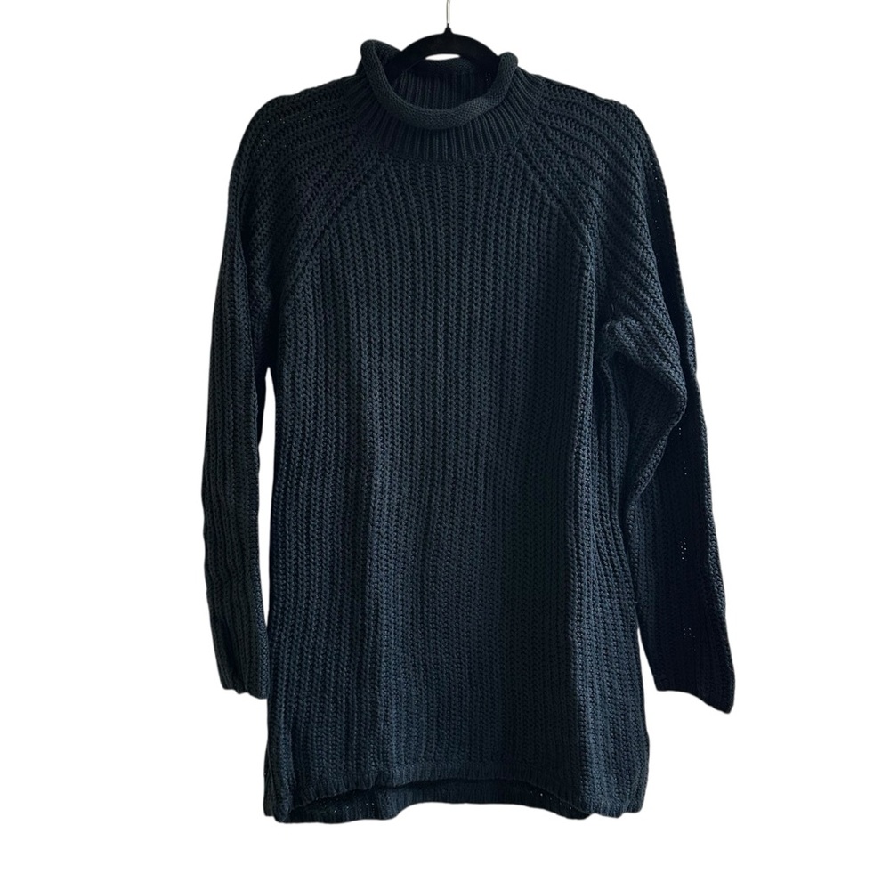 Only Women's Dark Knit Turtleneck Sweater